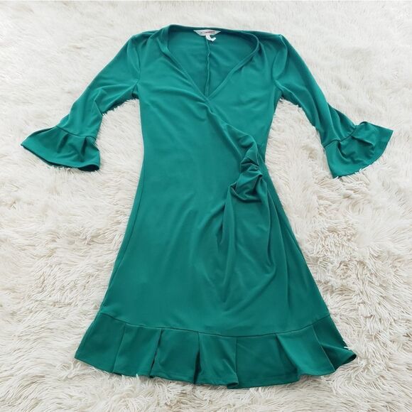 ☘bcbgeneration green dress XS - Picture 1 of 15